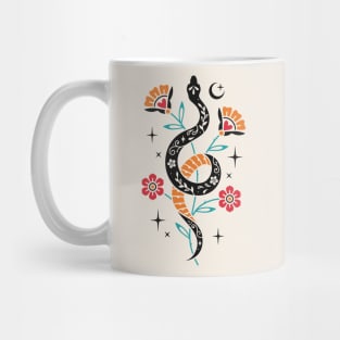 Snake flowers Mug